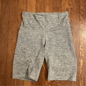 Marled grey high waist Old Navy bike shorts